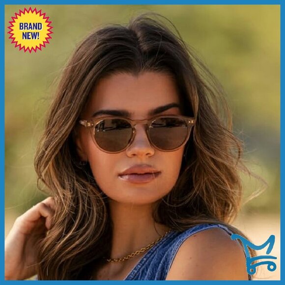 Polarized Round Sunglasses UV400 Protection Retro Classic Women\'s